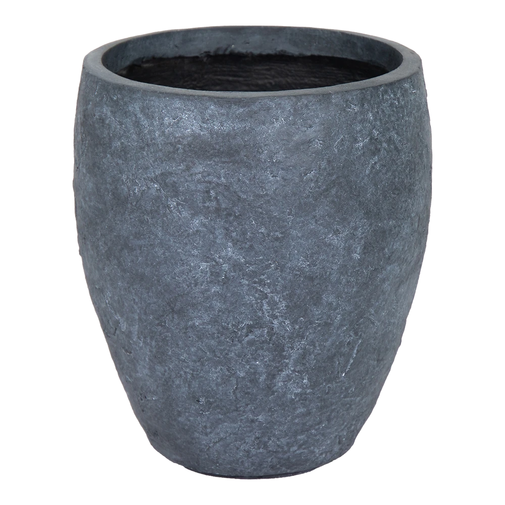 Bloempot Arizona BulletHigh - D34 X H38cm - Donkergrijs 1 Bloempot Arizona BulletHigh - D34 X H38cm - Donkergrijs