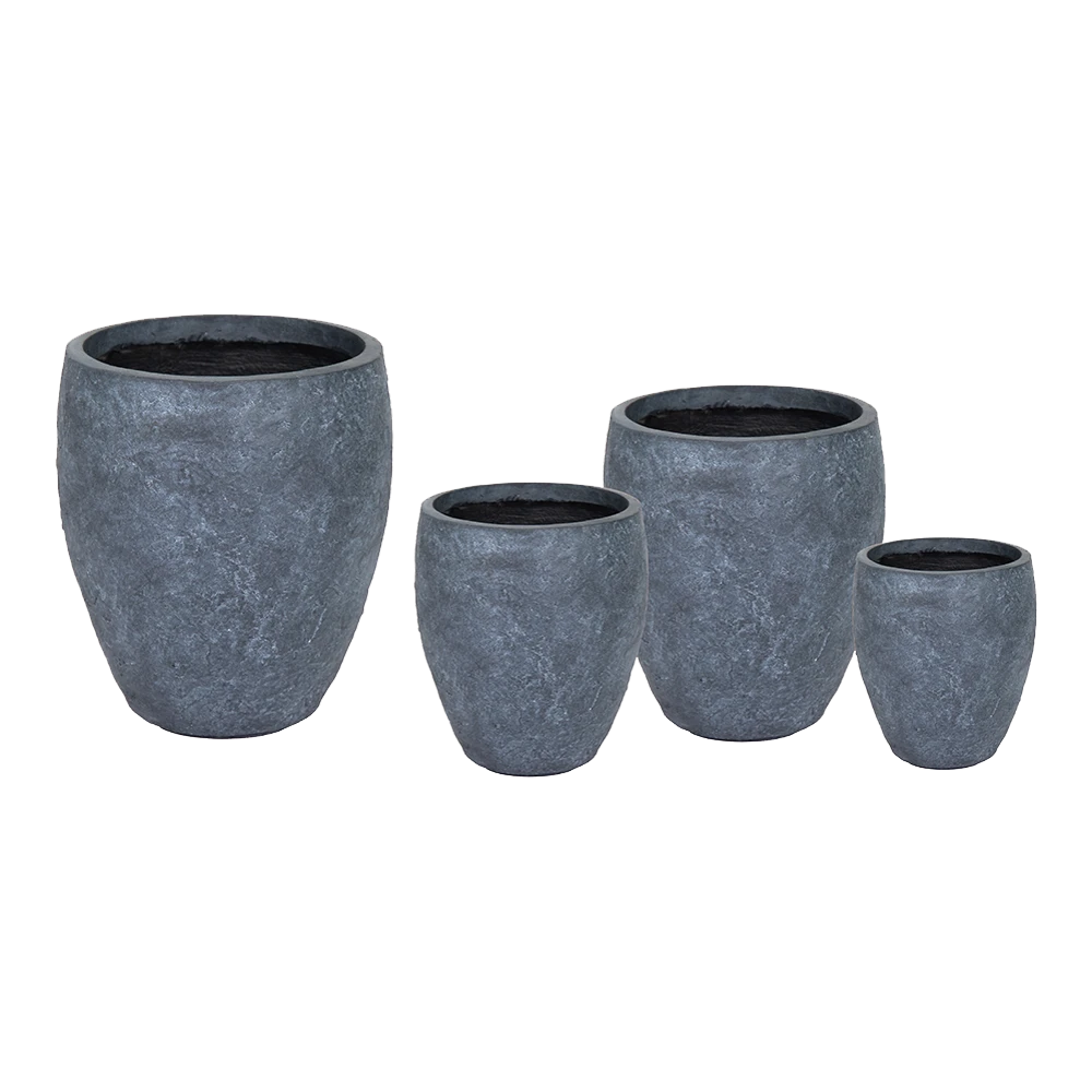 Bloempot Arizona BulletHigh - D34 X H38cm - Donkergrijs 2 Bloempot Arizona BulletHigh - D34 X H38cm - Donkergrijs - Afbeelding 2