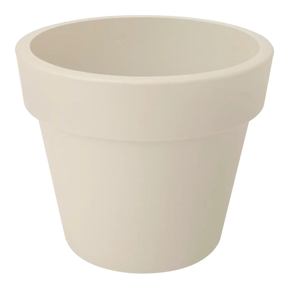 Bloempot Elho Green Basics Top Planter 40cm - Katoen Wit
