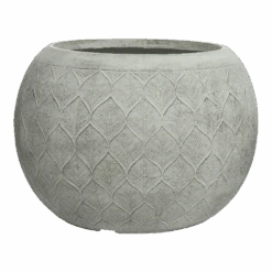 Bloempot Ella - D55 X H38cm - Lichtgrijs