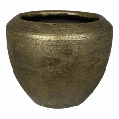 Bloempot Kos - D20 X H18cm - Goud