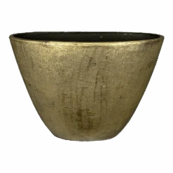 Bloempot Kos Ovaal - L49 X B21 X H37cm - Goud