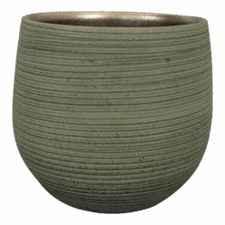 Bloempot Lydia - D26 X H26cm - Shiny Green