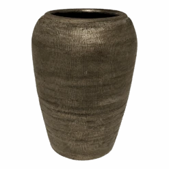 Bloempot Phoenix Hoog - D24 X H35cm - Zilver