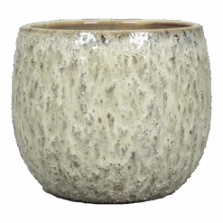 Bloempot Sierra - D19 X H17,5cm - Creme