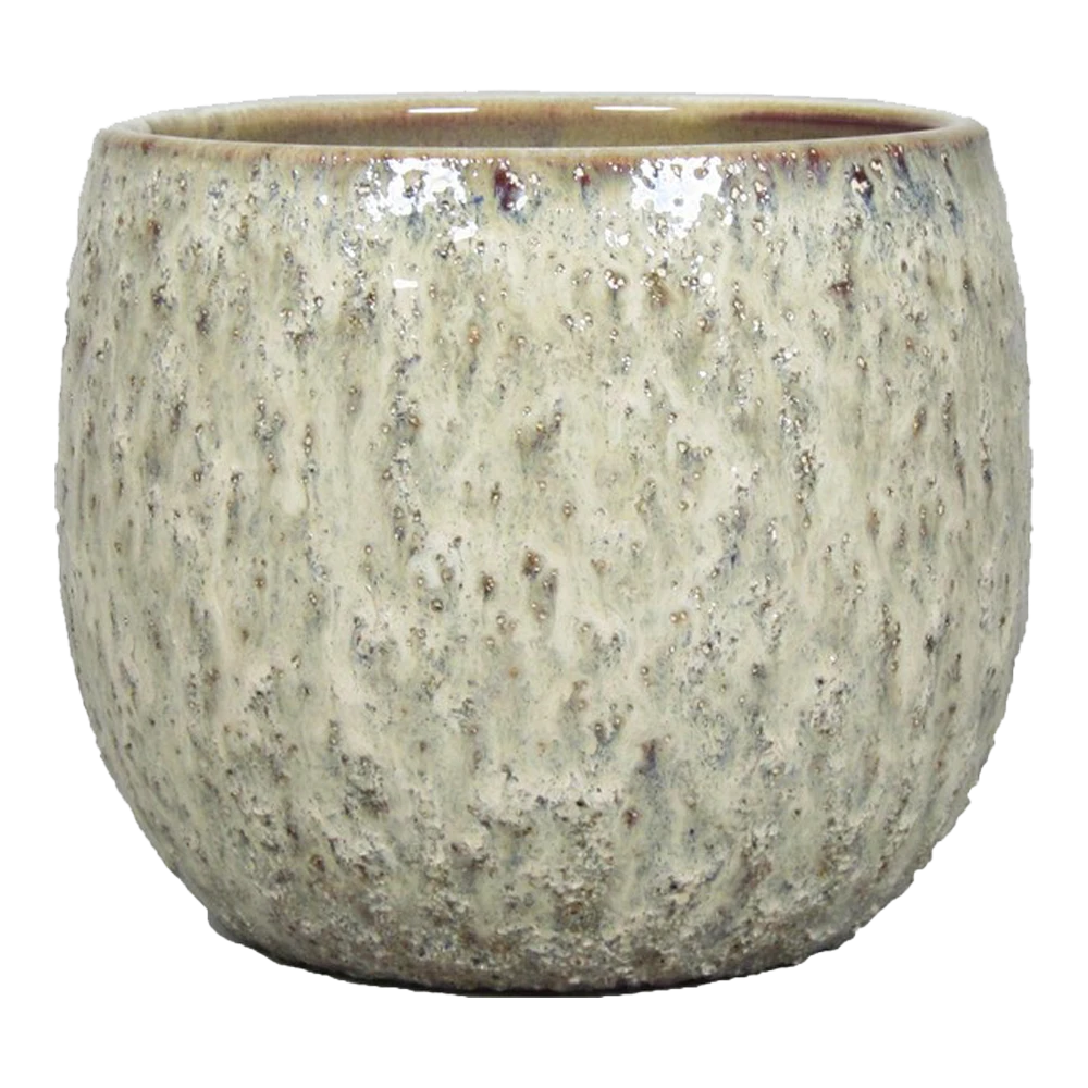 Bloempot Sierra - D19 X H17,5cm - Creme 1 Bloempot Sierra - D19 X H17,5cm - Creme