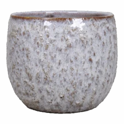 Bloempot Sierra - D19 X H17,5cm - Living Grijs