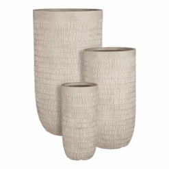 Bloempot Tallinn - D43,5 X H78,5cm - Taupe