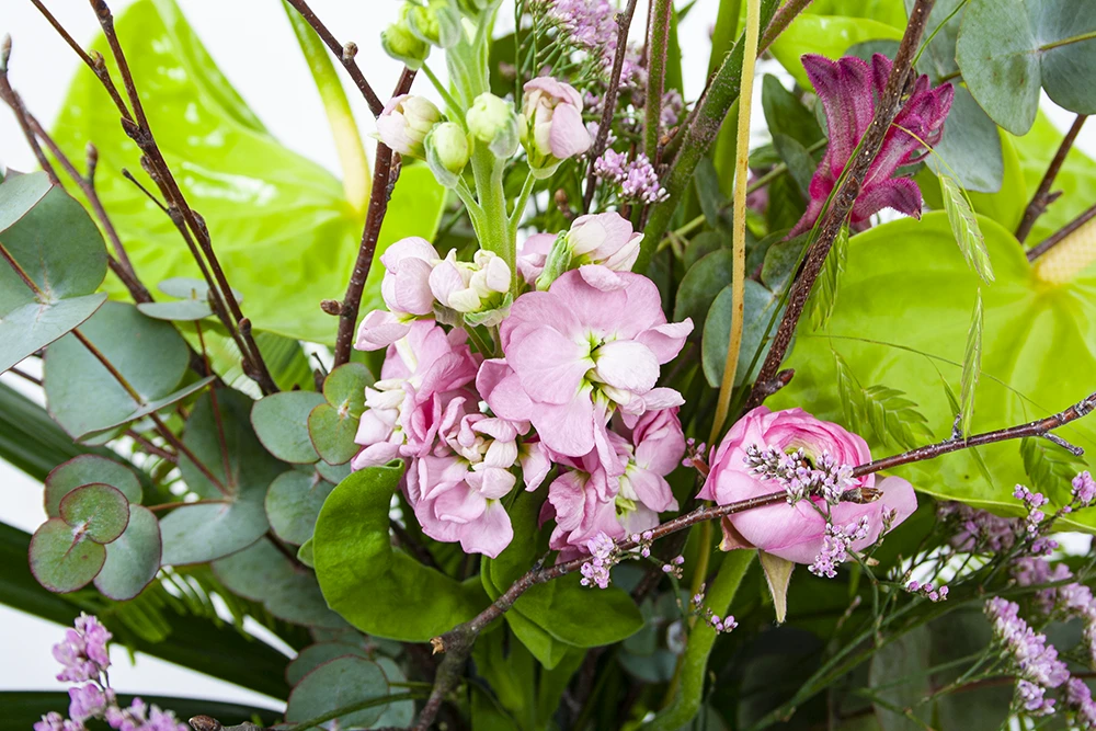 Boeket Anthurium Middel 3 Boeket Anthurium Middel - Afbeelding 3