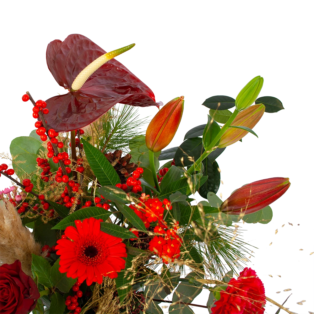 Boeket Winterse Pluim Middel 3 Boeket Winterse Pluim Middel - Afbeelding 3