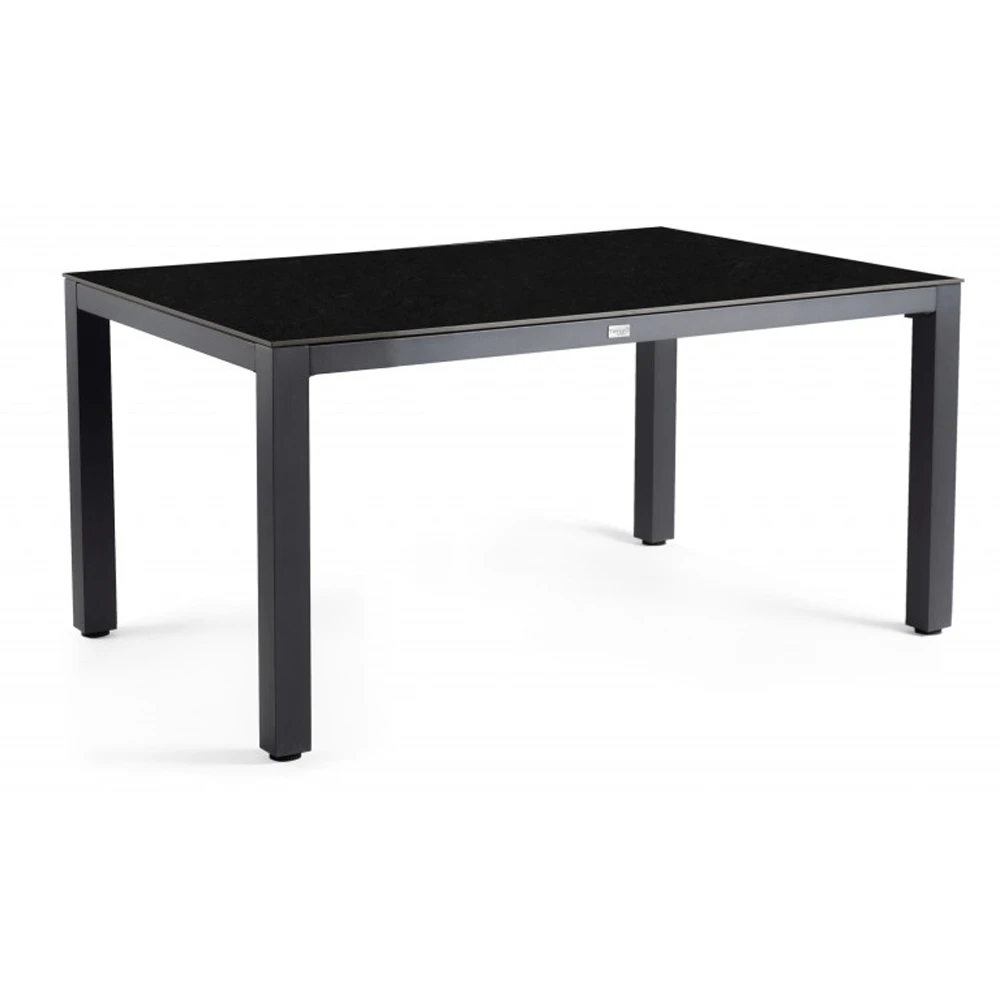 Briga Dining Tafel Trespa Top Graphite - 180 X 100 Cm - Charcoal Frame 1 Briga Dining Tafel Trespa Top Graphite - 180 X 100 Cm - Charcoal Frame