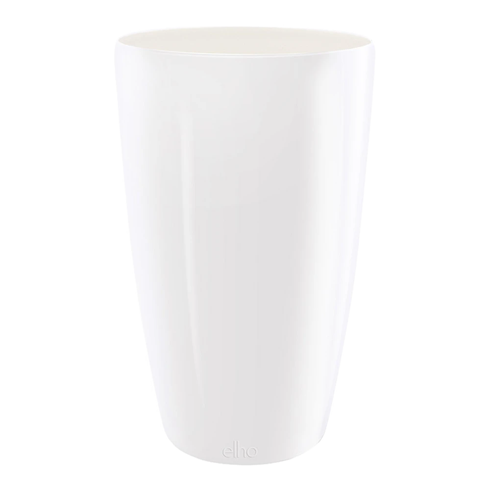 Bloempot Elho Brussels Diamond Rond Hoog 27cm - Wit 2 Bloempot Elho Brussels Diamond Rond Hoog 27cm - Wit - Afbeelding 2