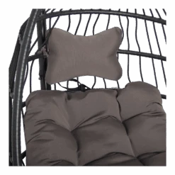 Hangstoel Norway - Inklapbaar - Zwart/Bruin -Elho Verkoop hangstoel norway inklapbaar zwart bruin 6