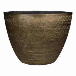 Bloempot Ryan Ovaal - L46 X B18 X H35cm - Shiny Gold