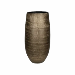 Bloempot Ryan Hoog - D19 X H50cm - Shiny Gold