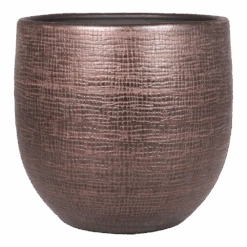 Bloempot Mira - D34 X H31cm - Koper