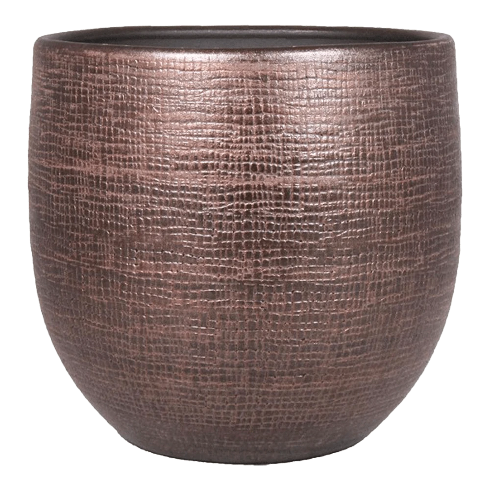 Bloempot Mira - D34 X H31cm - Koper 1 Bloempot Mira - D34 X H31cm - Koper