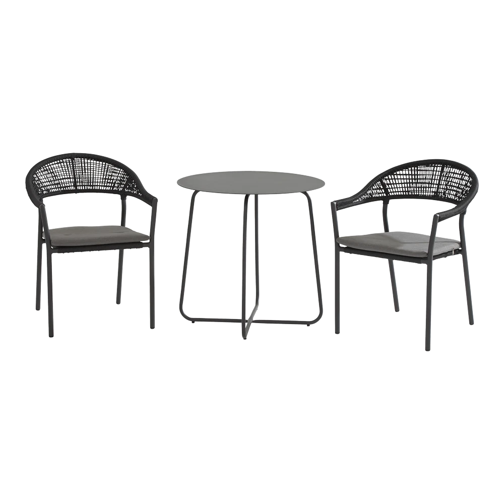 Sienna Dining Stoel - Grijs - Incl. Kussen 4 Sienna Dining Stoel - Grijs - Incl. Kussen - Afbeelding 4