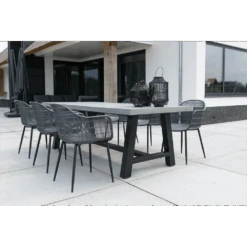 Tuintafel Toro - Betonlook - 250x100cm -Elho Verkoop tuintafel toro betonlook 250x100cm 4