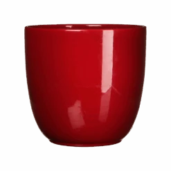 Bloempot Tusca - D31 X H28.5cm - Donkerrood