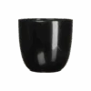 Bloempot Tusca - D25 X H23cm - Zwart