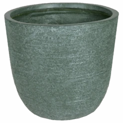 Bloempot Utah Egg Cypress Wash - D45 X H43cm - Groen