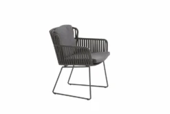 Vitali Dining Stoel - Antraciet - Incl. Kussens -Elho Verkoop vitali dining stoel antraciet incl kussens 4 2